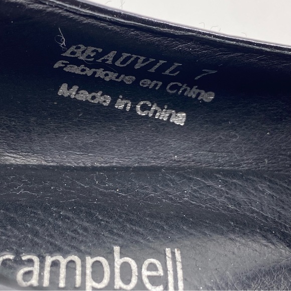 Jeffrey Campbell x Anthropologie Beauvil Glitter Bow Loafers Color Black 7 - Picture 10 of 11